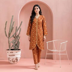 Orange - Printed Co-Ord Set