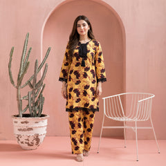 Skin & Black - Printed Co-Ord Set