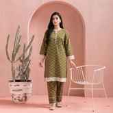 Dark Green - Printed Co-Ord Set