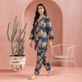 Blue & Skin - Printed Co-Ord Set (Copy) (Copy)