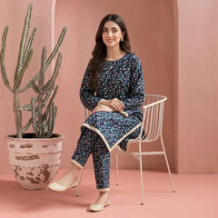 Blue - Printed Co-Ord Set