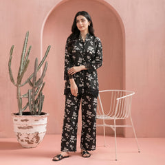 Black - Printed Co-Ord Set