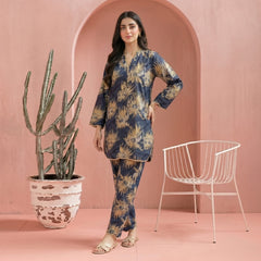 Blue & Skin - Printed Co-Ord Set (Copy) (Copy)