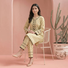 Beige - Printed Co-Ord Set