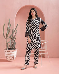 Black & White - Printed Co-Ord-Set