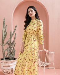 Yellow Floral Maxi