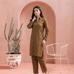 Brown - Printed Co-Ord Set