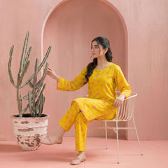 Yellow  - Printed Co-Ord Set